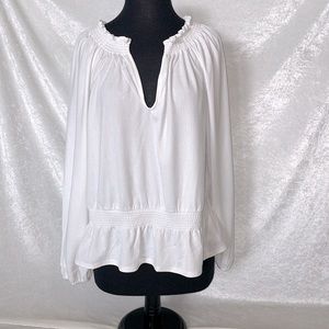 1.State white blouse